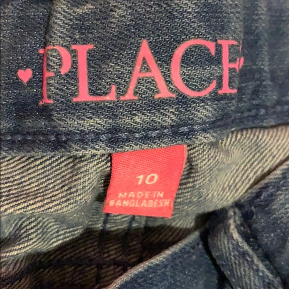 Blue jean shorts with rips - Picture 2 of 3